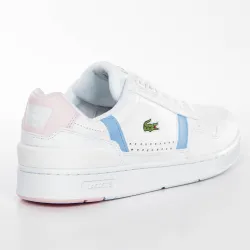 Basket de ville basse femme Lacoste T-clip Blanc - ZESHOES