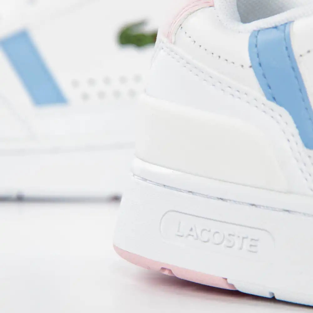 Basket de ville basse femme Lacoste T-clip Blanc - ZESHOES