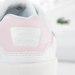 Basket de ville basse femme Lacoste T-clip Blanc - ZESHOES