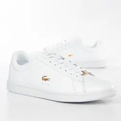 Basket de ville basse femme Lacoste Carnaby evo Blanc - ZESHOES Basket de ville basse femme Lacoste Carnaby evo Blanc - ZESHOES