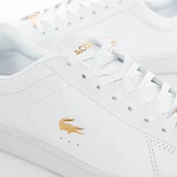 Basket de ville basse femme Lacoste Carnaby evo Blanc - ZESHOES Basket de ville basse femme Lacoste Carnaby evo Blanc - ZESHOES