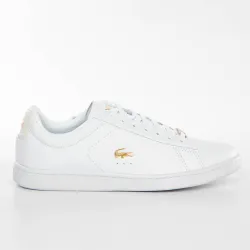 Basket de ville basse femme Lacoste Carnaby evo Blanc - ZESHOES Basket de ville basse femme Lacoste Carnaby evo Blanc - ZESHOES