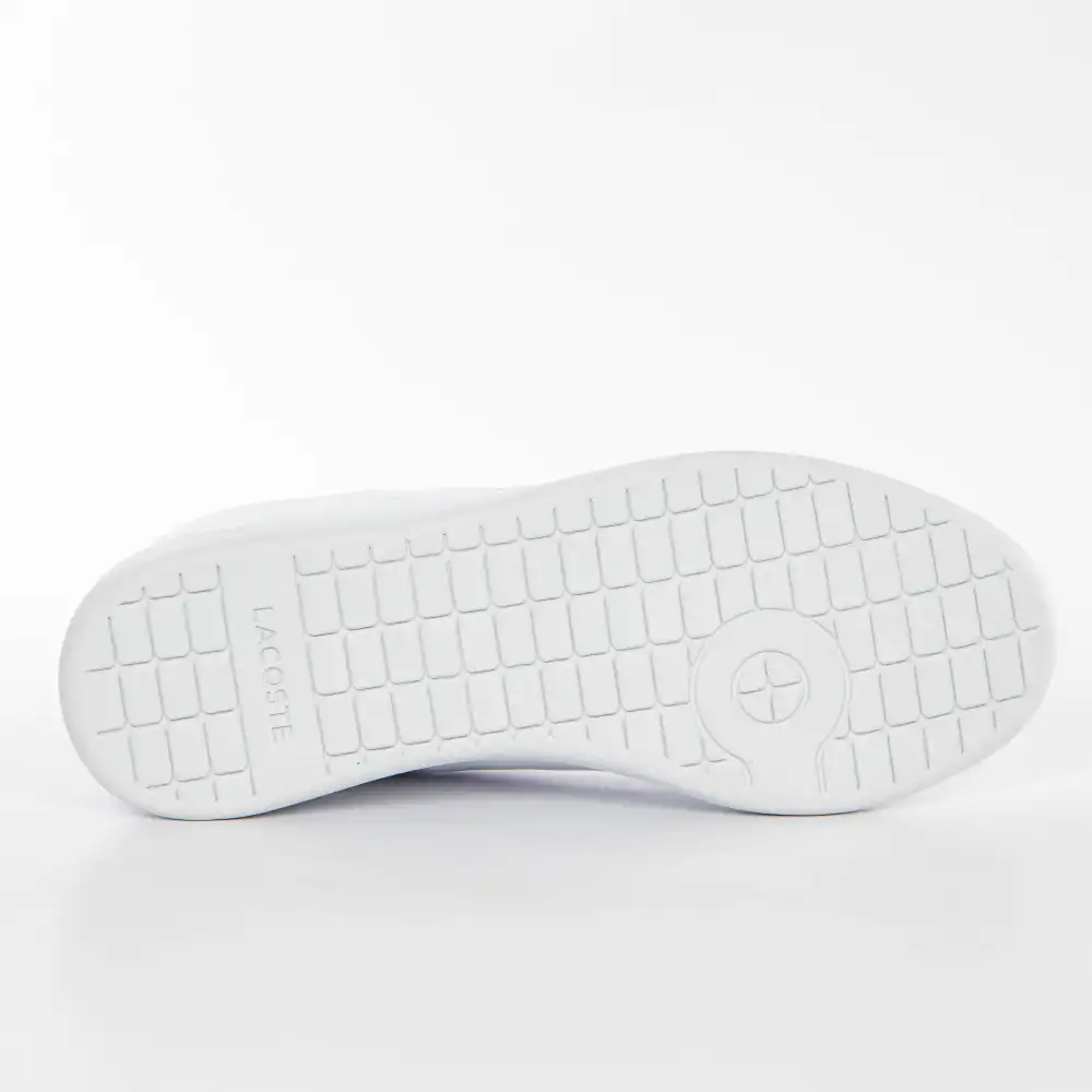 Basket de ville basse femme Lacoste Carnaby evo Blanc - ZESHOES Basket de ville basse femme Lacoste Carnaby evo Blanc - ZESHOES