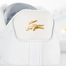 Basket de ville basse femme Lacoste Carnaby evo Blanc - ZESHOES Basket de ville basse femme Lacoste Carnaby evo Blanc - ZESHOES