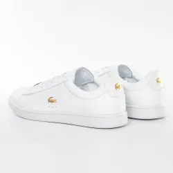Basket de ville basse femme Lacoste Carnaby evo Blanc - ZESHOES Basket de ville basse femme Lacoste Carnaby evo Blanc - ZESHOES