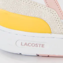 Basket basse femme Lacoste T-clip Blanc - ZESHOES