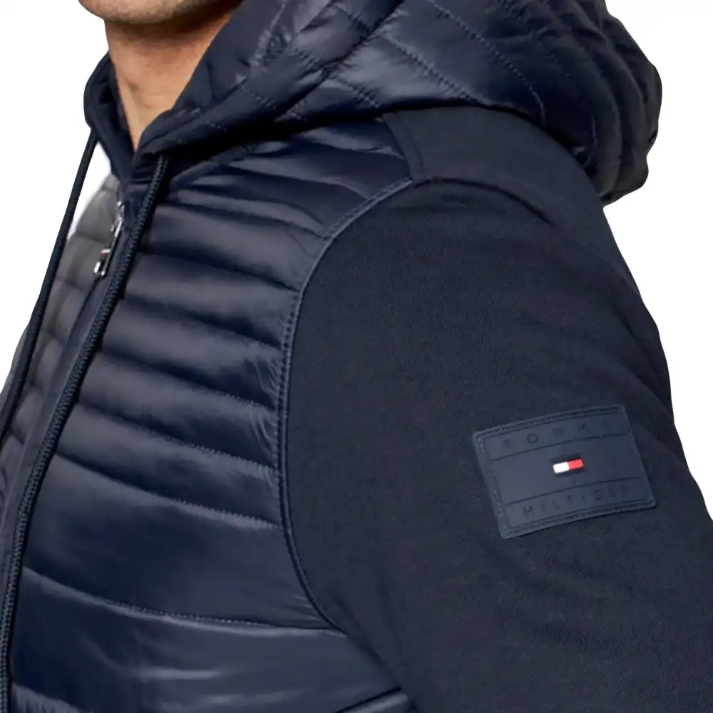 Veste homme Tommy Jeans Original logo flag Bleu - ZESHOES