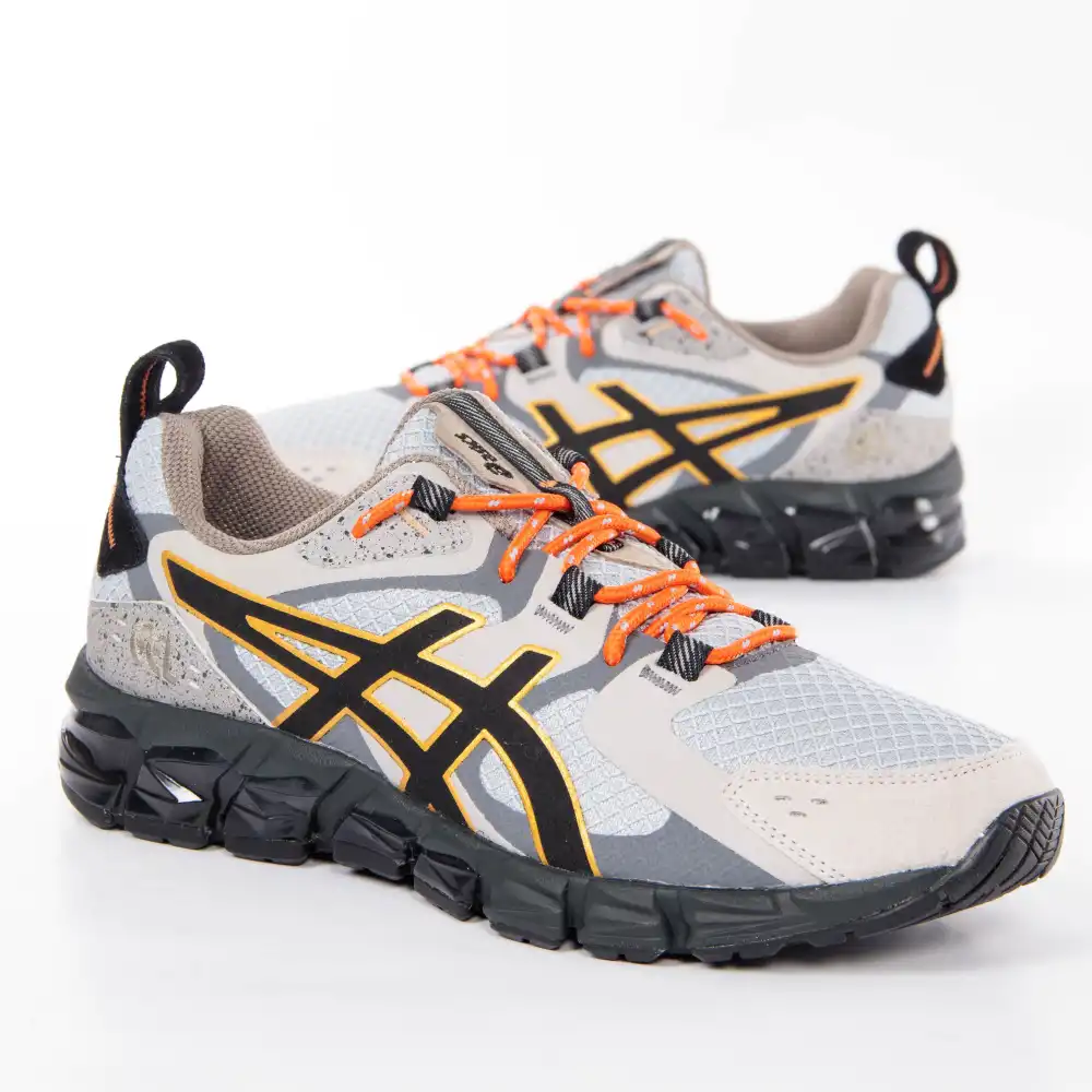 Chaussure running homme Asics Gel quantum 180 Gris - ZESHOES Chaussure running homme Asics Gel quantum 180 Gris - ZESHOES