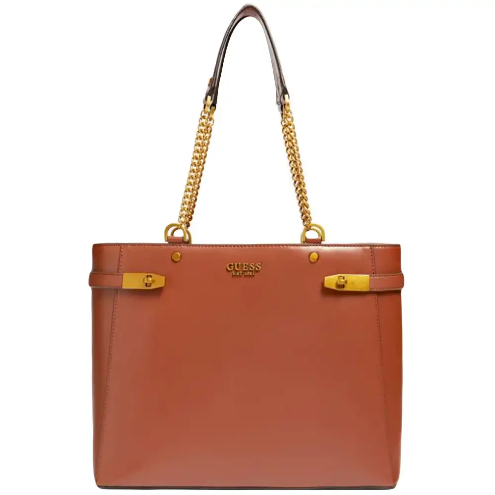 Sac a main femme Guess Cabas Zadie Marron - ZESHOES