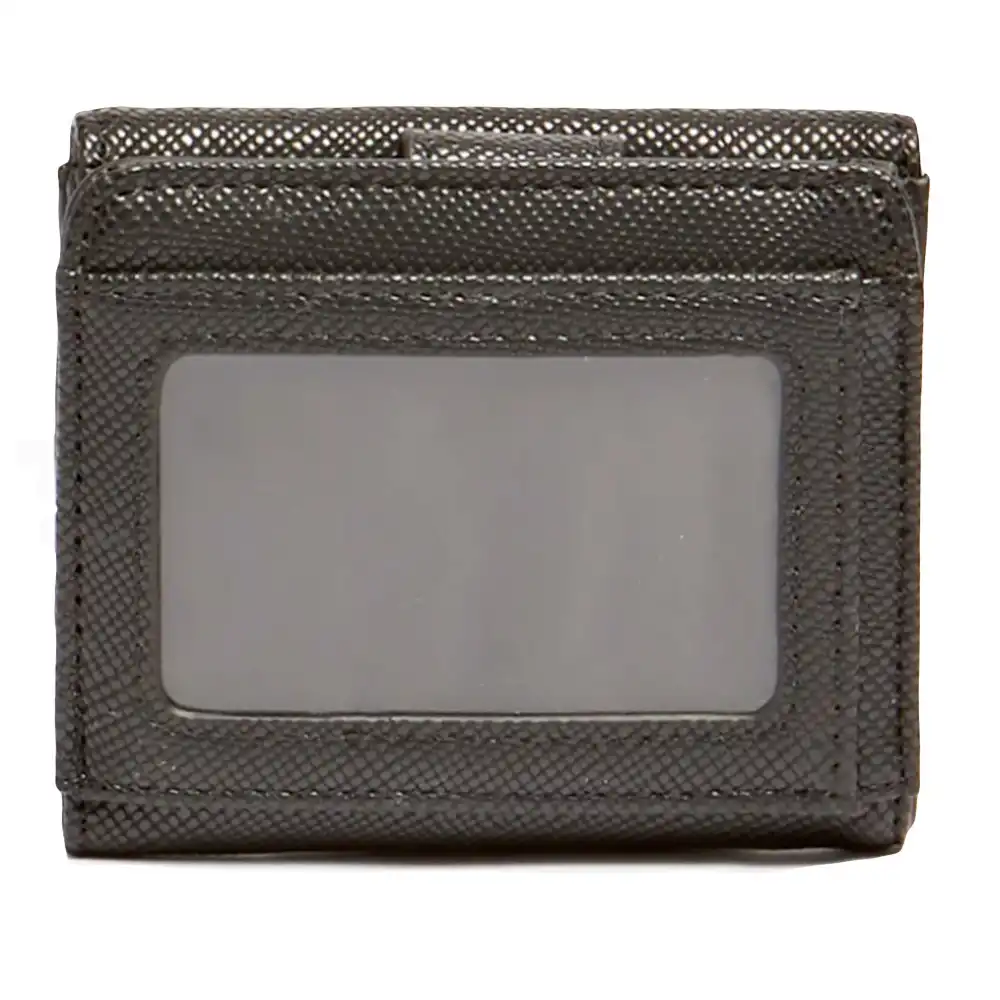 Portefeuille femme Guess Laurel saffiano Noir - ZESHOES