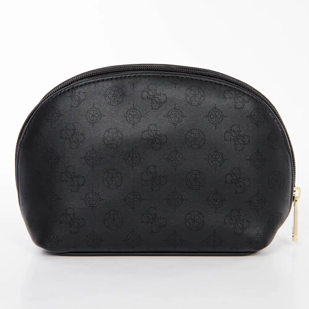Trousse de toilette femme Guess Jacap mini Noir - ZESHOES Trousse de toilette femme Guess Jacap mini Noir - ZESHOES
