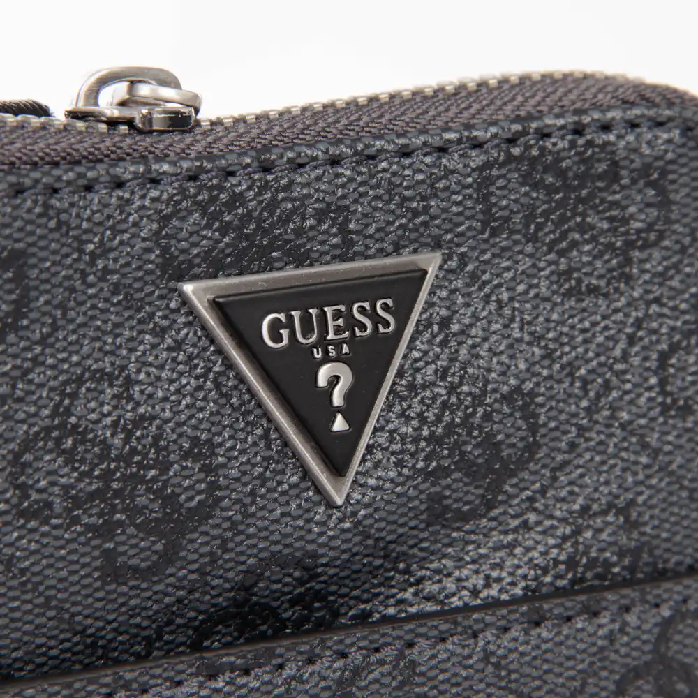 Pochette homme Guess vezzola Noir - ZESHOES Pochette homme Guess vezzola Noir - ZESHOES