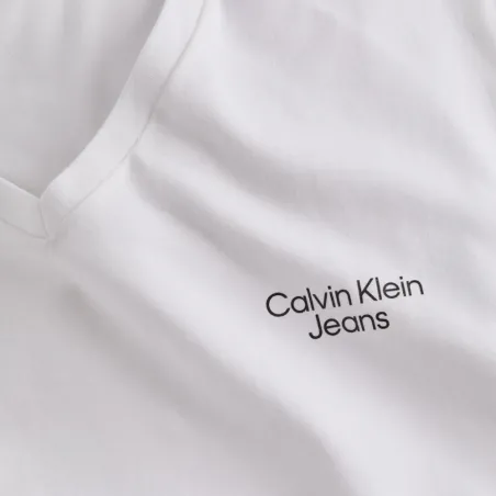 Produits victimes de leur succès Calvin Klein Blanc Classic logo