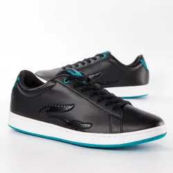 Basket de ville basse homme Lacoste Carnaby evo Noir - ZESHOES Basket de ville basse homme Lacoste Carnaby evo Noir - ZESHOES