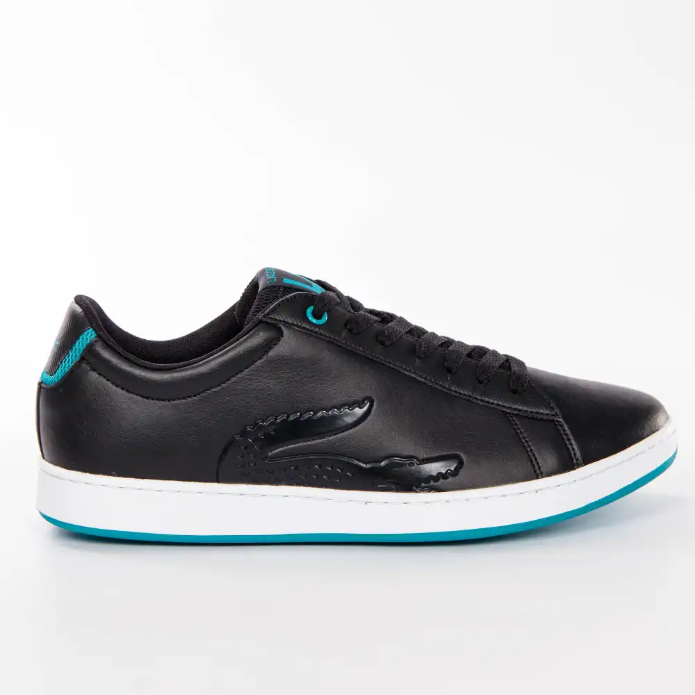 Basket de ville basse homme Lacoste Carnaby evo Noir - ZESHOES Basket de ville basse homme Lacoste Carnaby evo Noir - ZESHOES