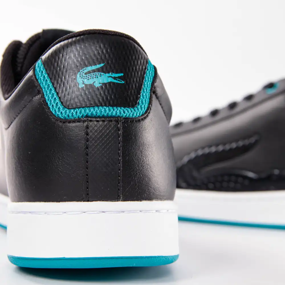 Basket de ville basse homme Lacoste Carnaby evo Noir - ZESHOES Basket de ville basse homme Lacoste Carnaby evo Noir - ZESHOES