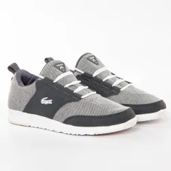 Basket de ville basse homme Lacoste Light txt Gris - ZESHOES