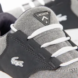 Basket de ville basse homme Lacoste Light txt Gris - ZESHOES