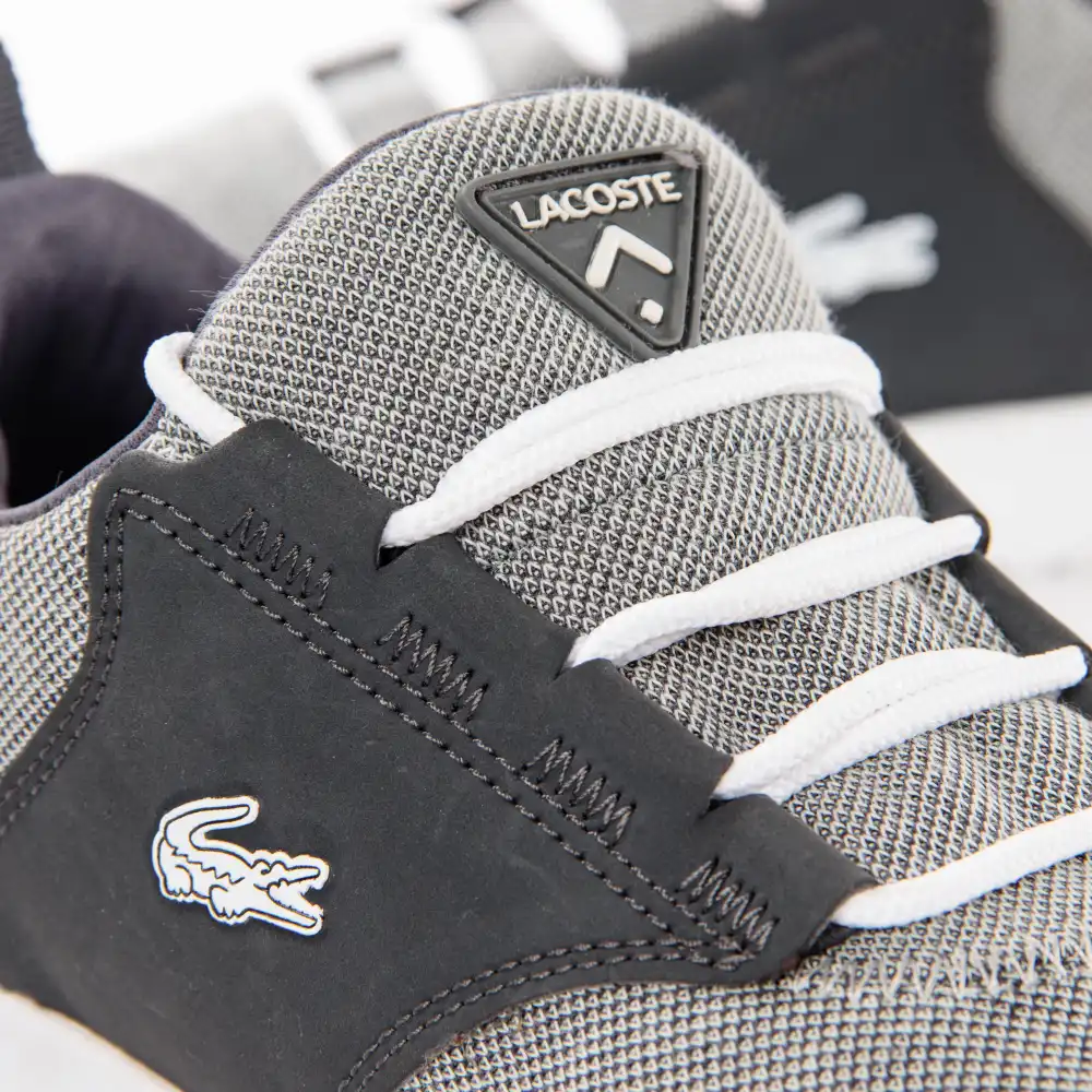 Basket de ville basse homme Lacoste Light txt Gris - ZESHOES