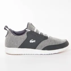Basket de ville basse homme Lacoste Light txt Gris - ZESHOES