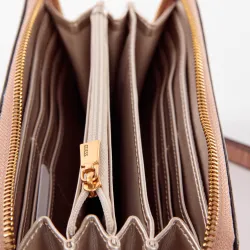 Portefeuille femme Guess Laurel slg Marron - ZESHOES