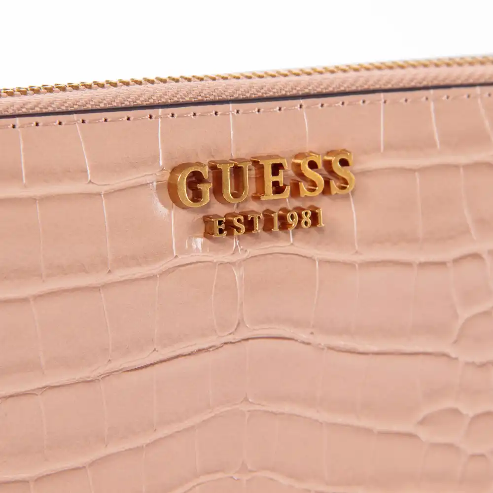 Portefeuille femme Guess Laurel slg Marron - ZESHOES