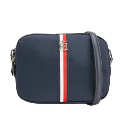 Pochette femme Tommy Jeans Poppy crossover corp Bleu - ZESHOES