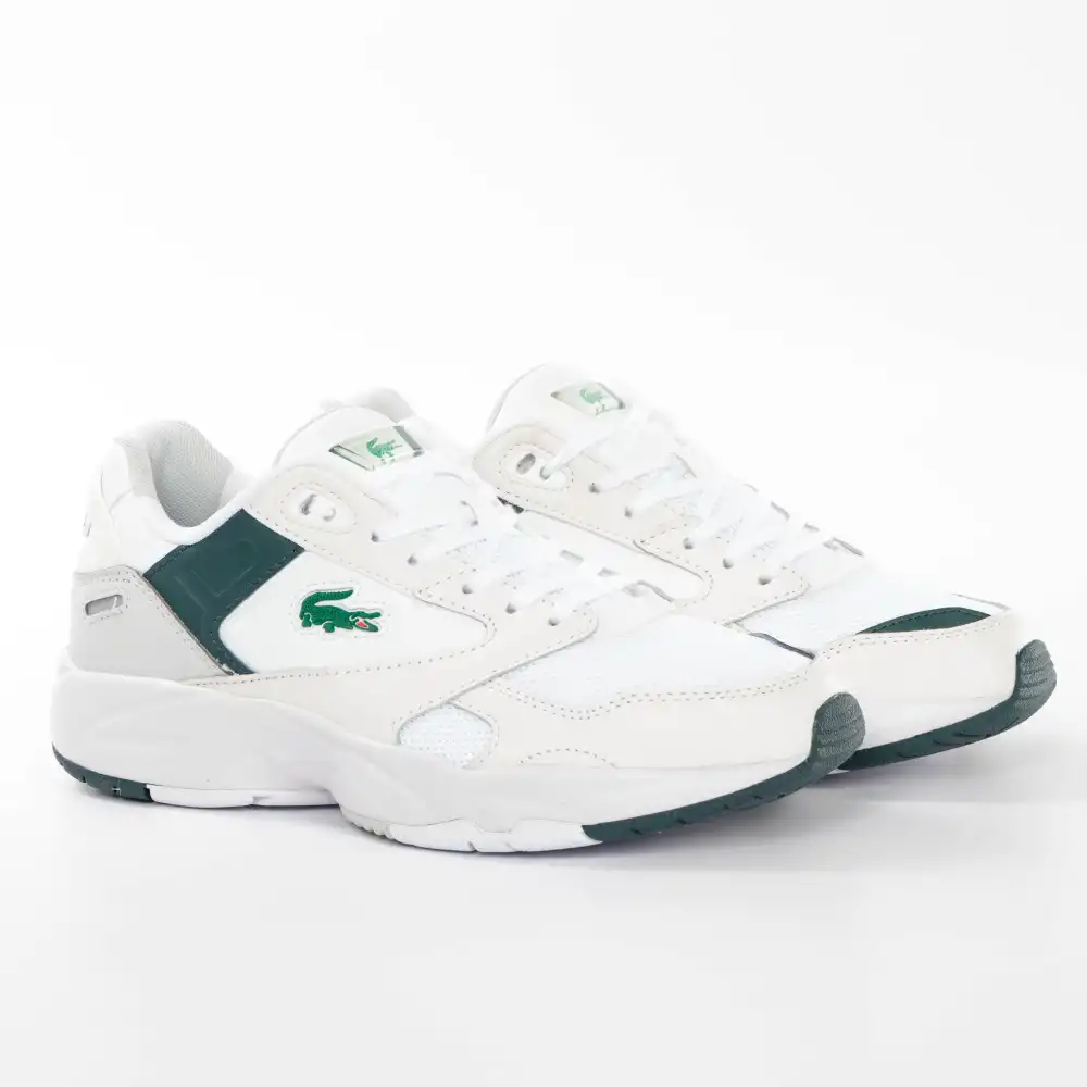 Basket basse homme Lacoste Storm 96 Blanc - ZESHOES