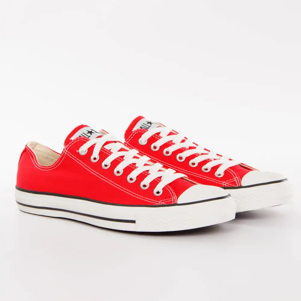 Basket de ville basse homme Converse All star ox Rouge - ZESHOES