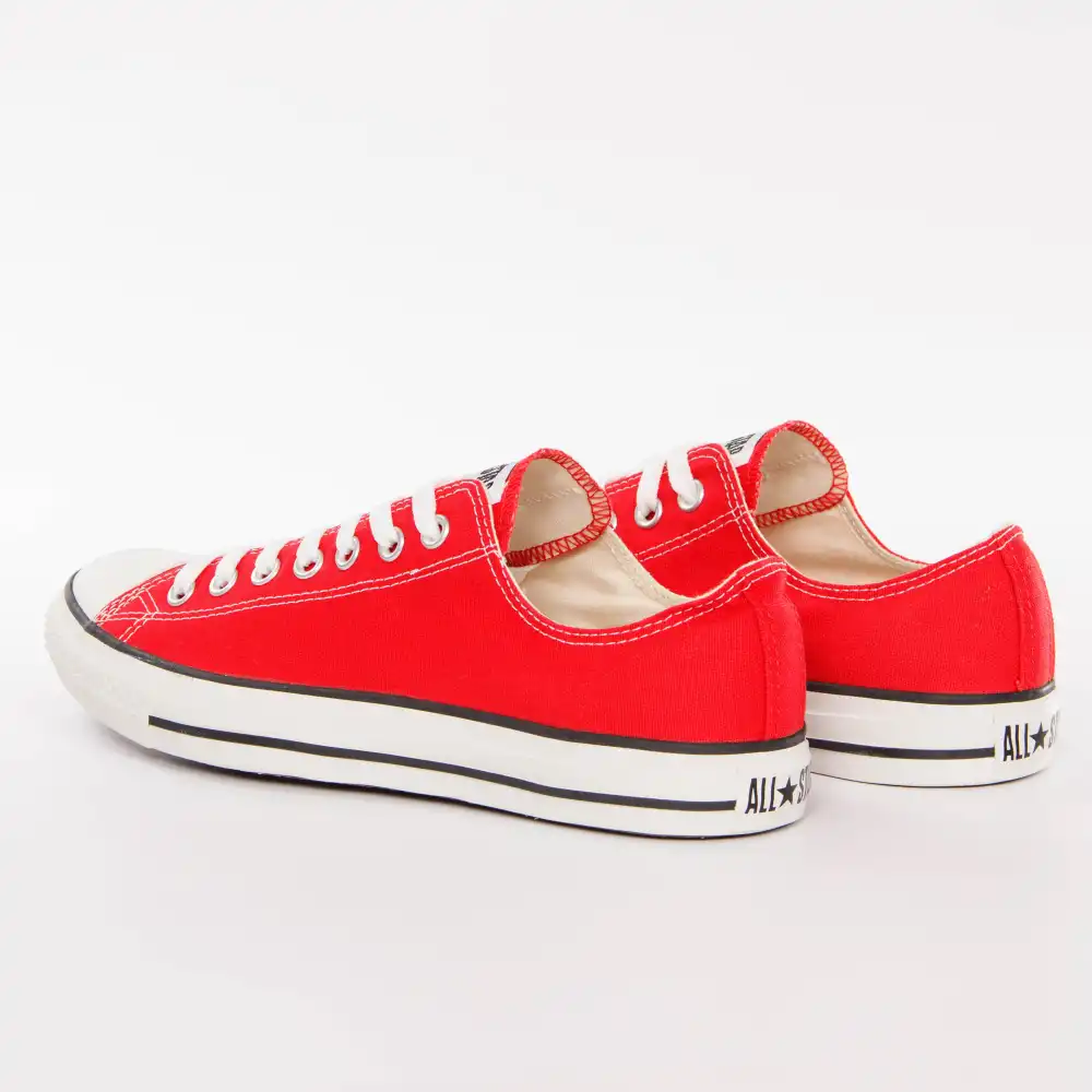 Basket de ville basse homme Converse All star ox Rouge - ZESHOES Basket de ville basse homme Converse All star ox Rouge - ZESHOES