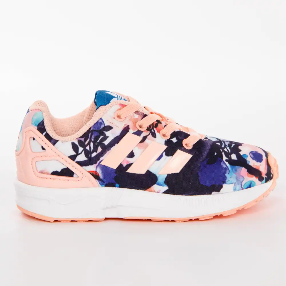 Basket basse fille Adidas zx flux el Multicolor - ZESHOES Basket basse fille Adidas zx flux el Multicolor - ZESHOES