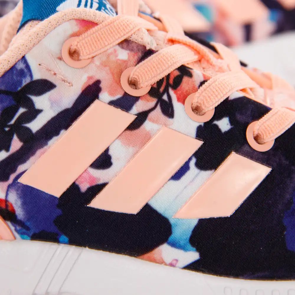 Basket basse fille Adidas zx flux el Multicolor - ZESHOES Basket basse fille Adidas zx flux el Multicolor - ZESHOES