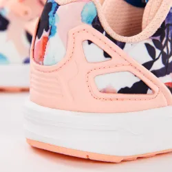 Basket basse fille Adidas zx flux el Multicolor - ZESHOES Basket basse fille Adidas zx flux el Multicolor - ZESHOES