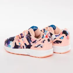Basket basse fille Adidas zx flux el Multicolor - ZESHOES Basket basse fille Adidas zx flux el Multicolor - ZESHOES