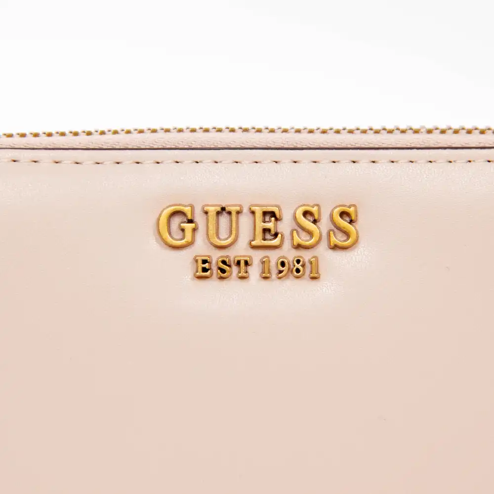 Portefeuille femme Guess Laurel slg Rose - ZESHOES