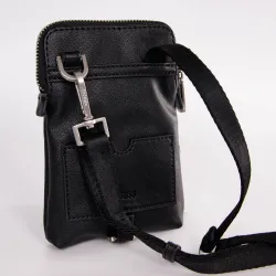 Pochette homme Guess Certosa Noir - ZESHOES Pochette homme Guess Certosa Noir - ZESHOES