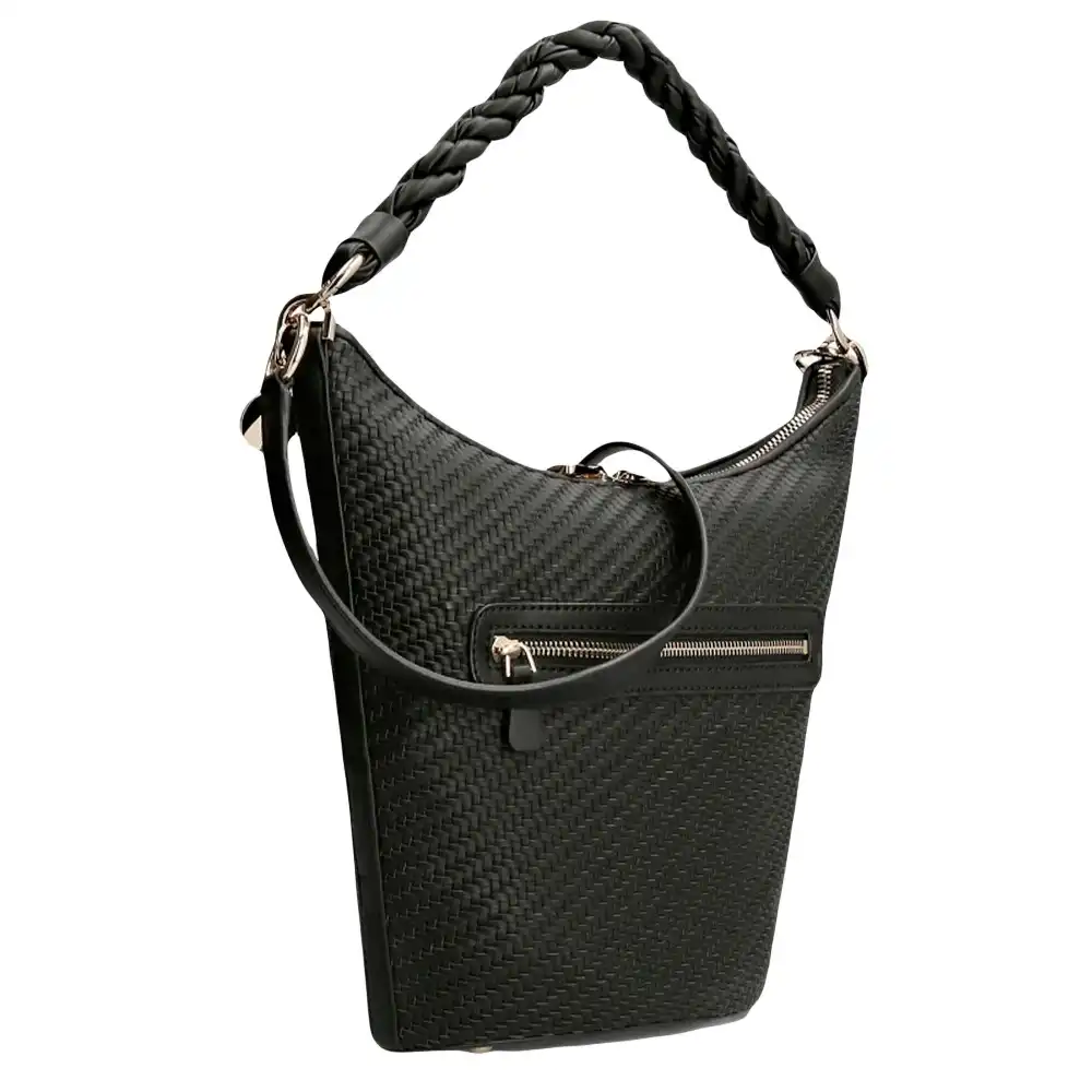Sac bandoulière femme Guess Hobo hassie Noir - ZESHOES Sac bandoulière femme Guess Hobo hassie Noir - ZESHOES