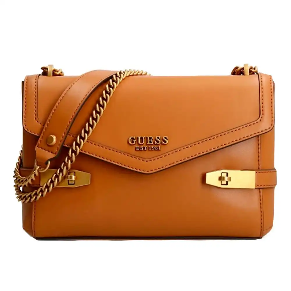 Pochette femme Guess Zadie mini Marron - ZESHOES