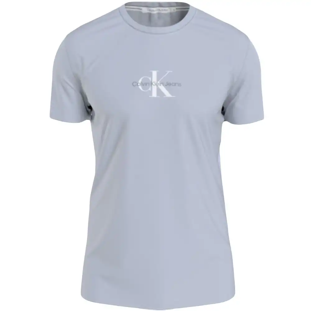 T shirt manche courte homme Calvin Klein Original logo Bleu - ZESHOES