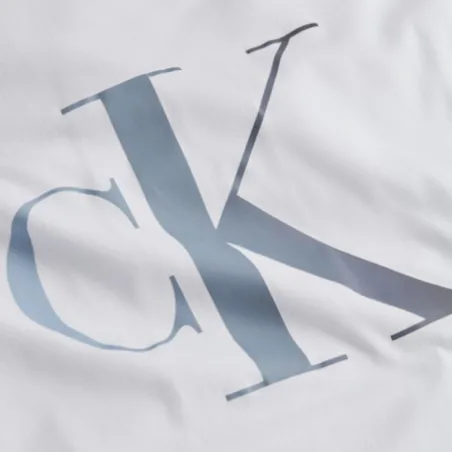 Produits victimes de leur succès Calvin Klein Blanc Front logo