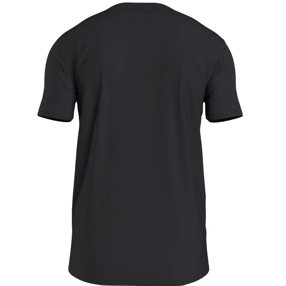 T shirt manche courte homme Calvin Klein Front logo Noir - ZESHOES T shirt manche courte homme Calvin Klein Front logo Noir - ZESHOES