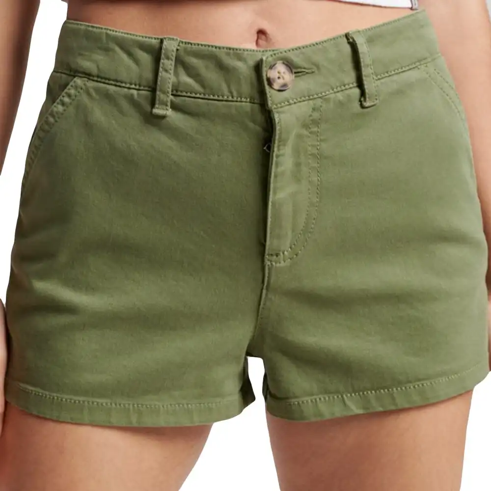Short femme Superdry summer style Kaki - ZESHOES Short femme Superdry summer style Kaki - ZESHOES