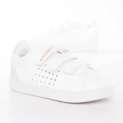 Basket basse fille Le Coq Sportif Courtstar Blanc - ZESHOES