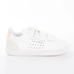Basket basse fille Le Coq Sportif Courtstar Blanc - ZESHOES