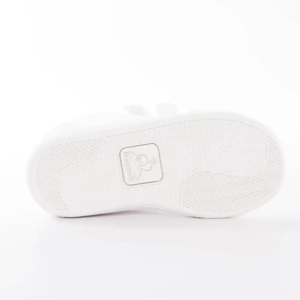 Basket basse fille Le Coq Sportif Courtstar Blanc - ZESHOES