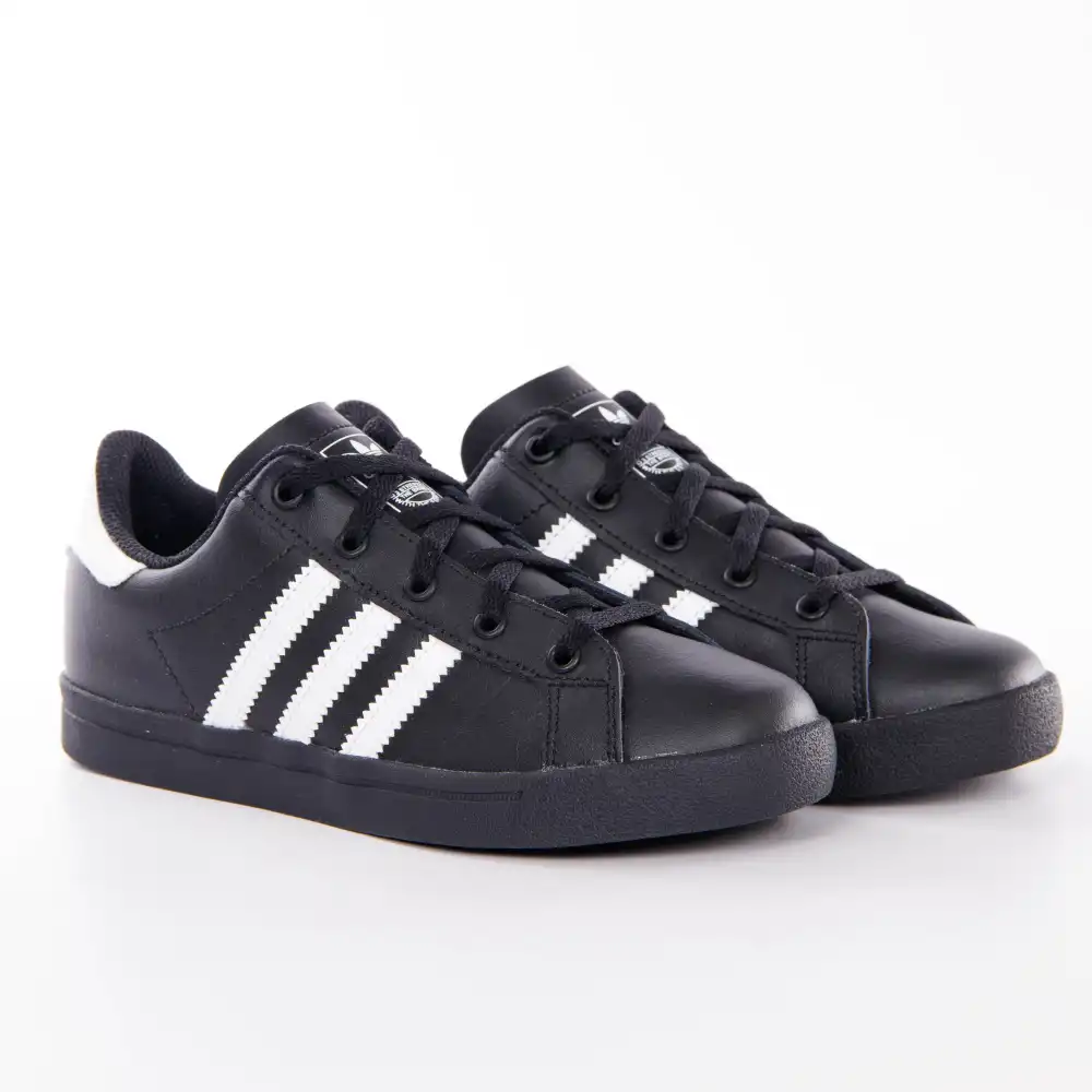 Basket basse garcon Adidas Coast star c Noir ZESHOES