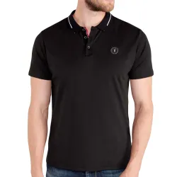 Polo manche courte Le Temps Des Cerises Haron Noir - ZESHOES