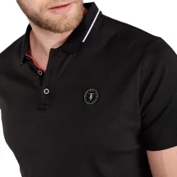 Polo manche courte Le Temps Des Cerises Haron Noir - ZESHOES