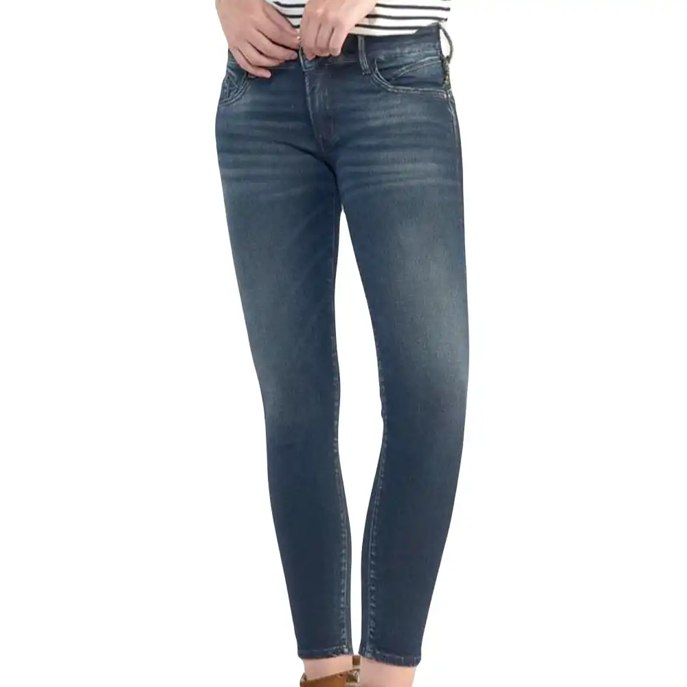 Jeans femme Le Temps Des Cerises Pulp c arica Bleu - ZESHOES