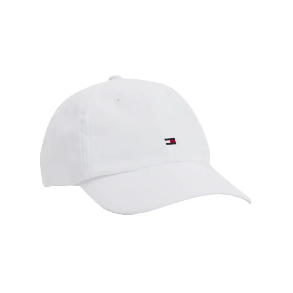 Casquette homme Tommy Jeans Soft flag cap Blanc - ZESHOES